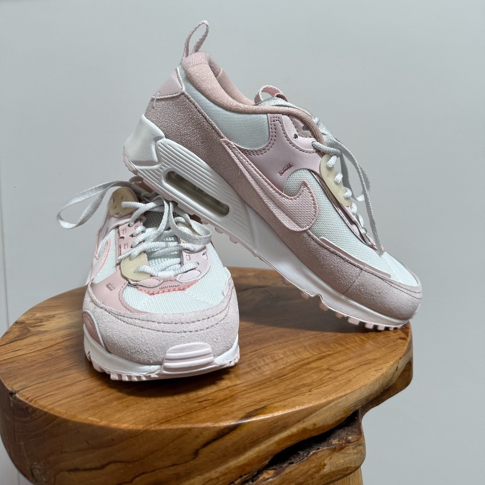 Pink and White Nike Sneakers - NEVER WORN!!